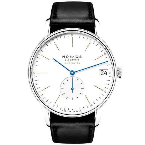 NOMOS Glashütte Orion Neomatik Date 41mm White Dial Automatic Watch - Berry's Jewellers
