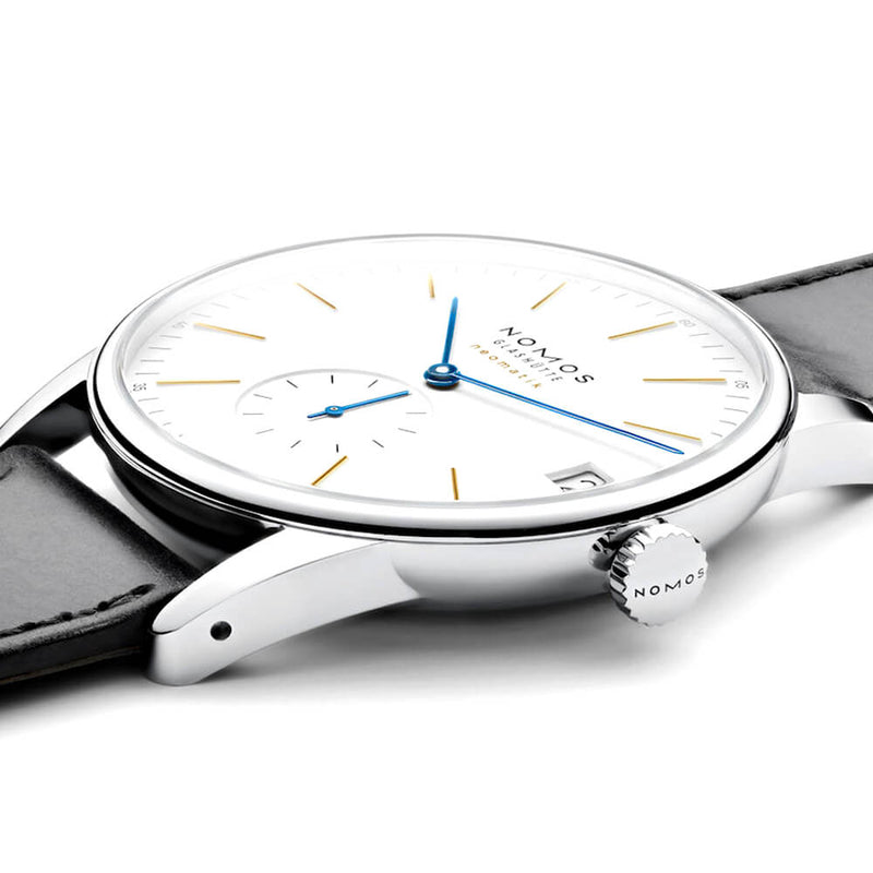 NOMOS Glashütte Orion Neomatik Date 41mm White Dial Automatic Watch - Berry's Jewellers