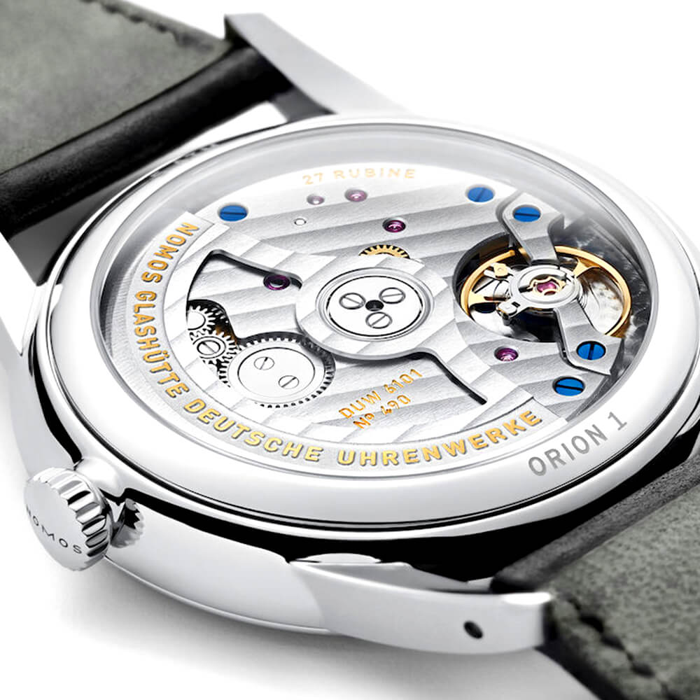NOMOS Glashütte Orion Neomatik Date 41mm White Dial Automatic Watch - Berry's Jewellers