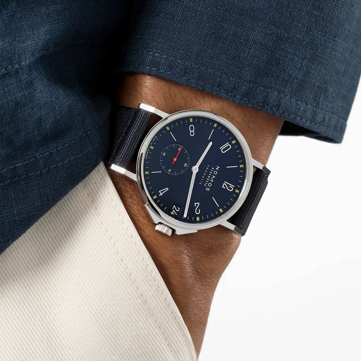 Ahoi Neomatik 38mm Date Atlantic Blue Dial Automatic Watch