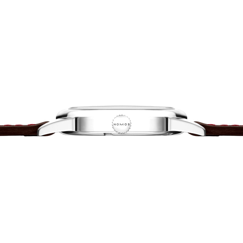NOMOS Glashütte Club 36mm White Silver-Plated Dial Manual-Wind Watch - Berry's Jewellers