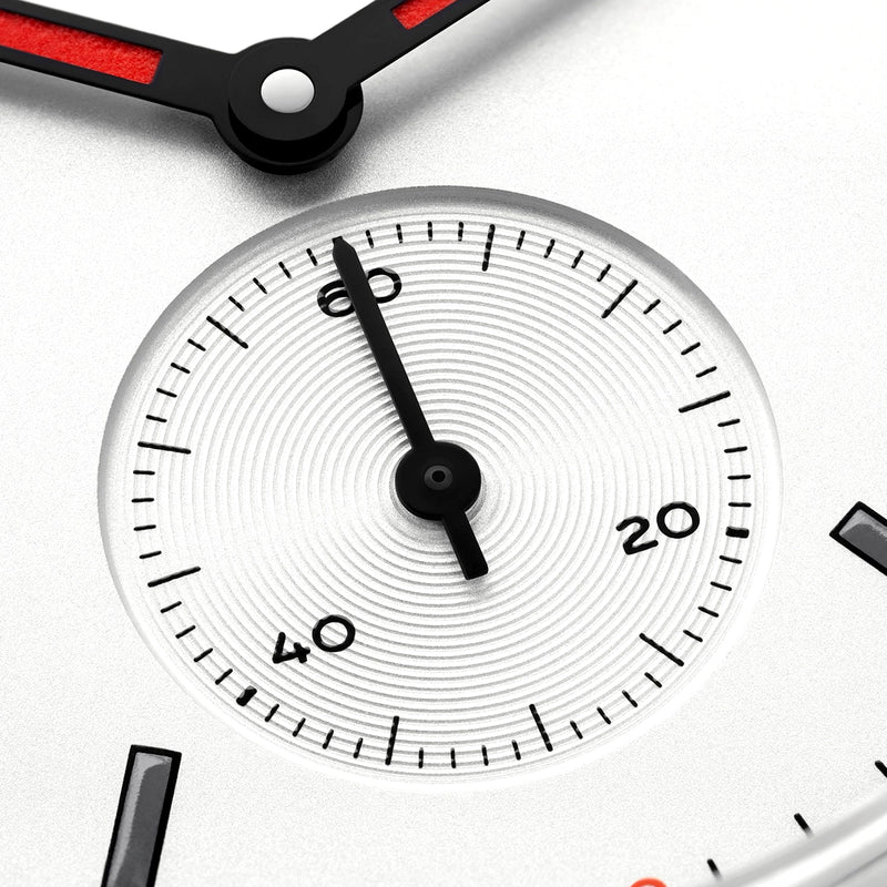 NOMOS Glashütte Club 36mm White Silver-Plated Dial Manual-Wind Watch - Berry's Jewellers
