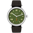 NOMOS Glashütte Club Campus 36mm All Olive Dial Manual-Wind Watch - Berry's Jewellers