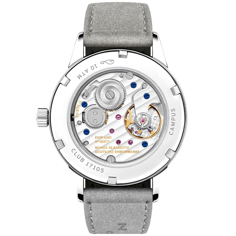 NOMOS Glashütte Club Campus 36mm Deep Pink Dial Manual-Wind Watch - Berry's Jewellers