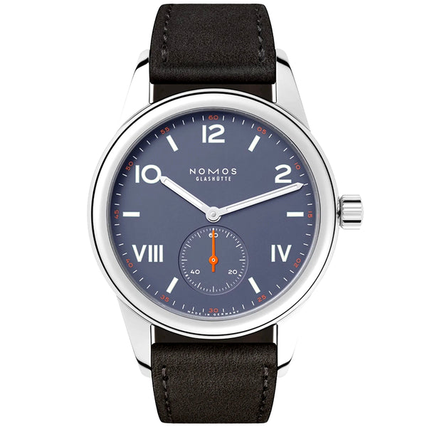 NOMOS Glashütte Club Campus 36mm Blue Purple Dial Manual-Wind Watch - Berry's Jewellers