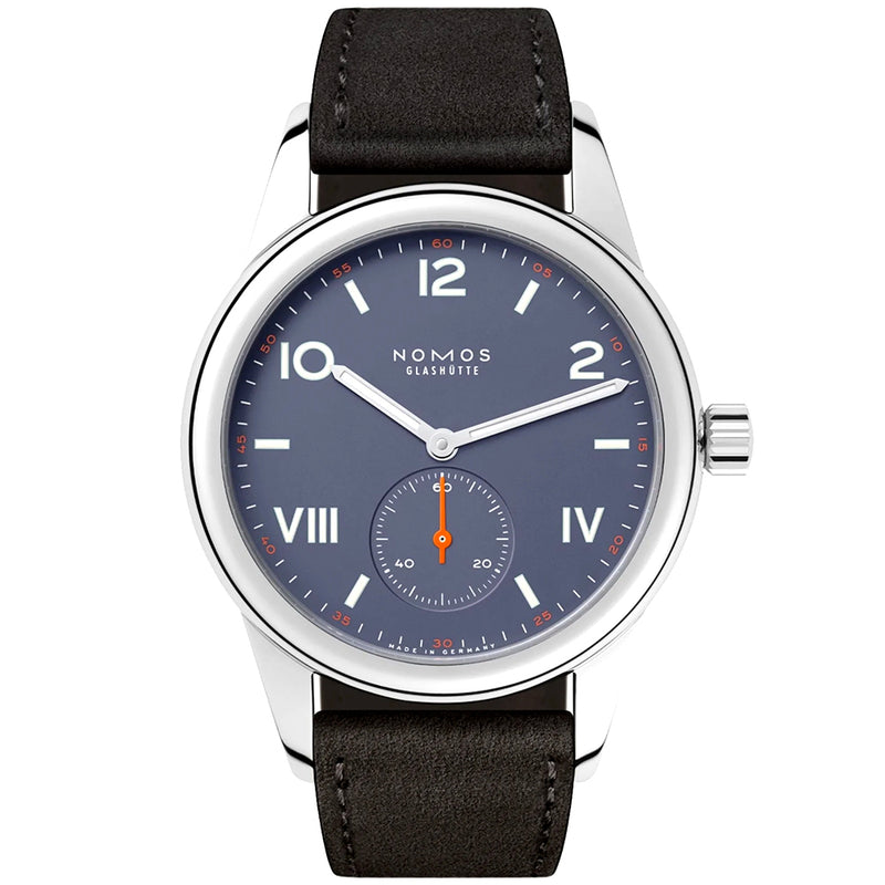 NOMOS Glashütte Club Campus 36mm Blue Purple Dial Manual-Wind Watch - Berry's Jewellers