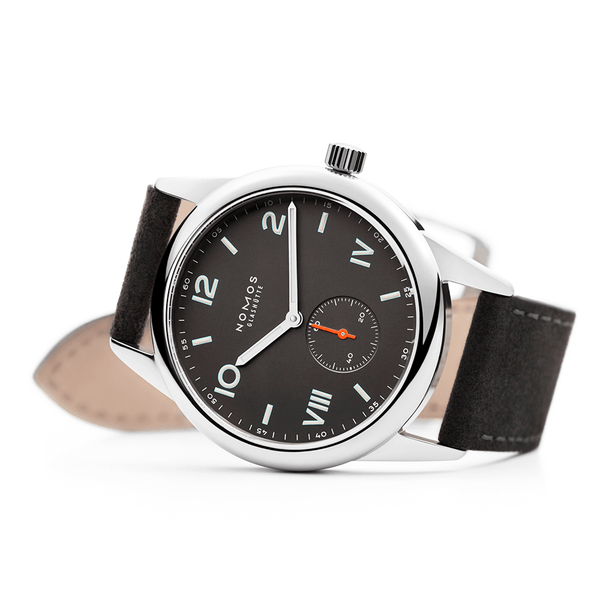 NOMOS Glashütte Club Campus 38mm Night Black Dial Manual-Wind Watch - Berry's Jewellers