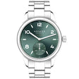 NOMOS Glashütte Club Sport Neomatik Petrol 37mm Green Dial Bracelet Watch - Berry's Jewellers