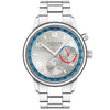 NOMOS Glashütte Club Sport Neomatik Worldtimer 40mm Silver Dial Mens Bracelet Watch - Berry's Jewellers
