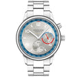 NOMOS Glashütte Club Sport Neomatik Worldtimer 40mm Silver Dial Mens Bracelet Watch - Berry's Jewellers