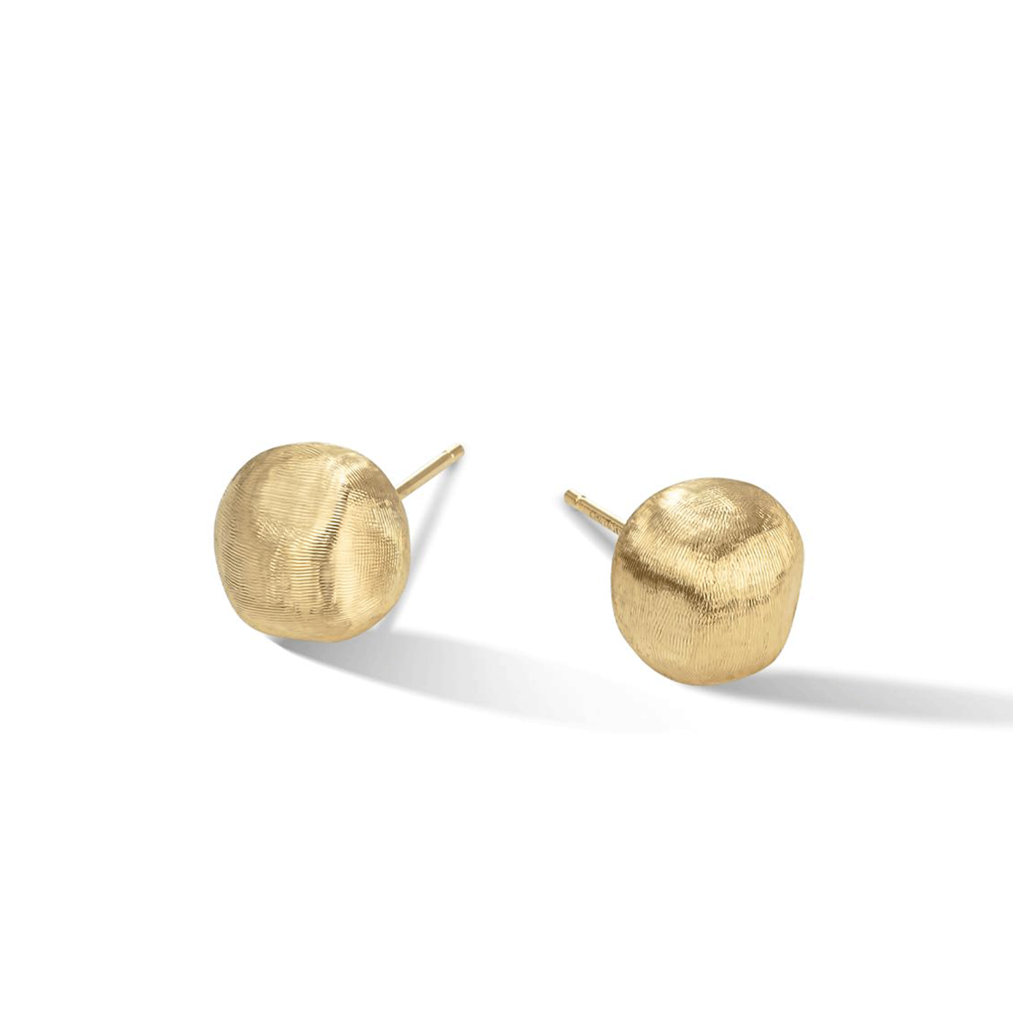 Africa 18ct Yellow Gold Stud Earrings