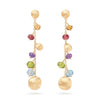 Marco Bicego Africa 18ct Yellow Gold Mixed Stone Drop Earrings - Berry's Jewellers