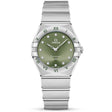 Constellation 28mm Green Diamond Dial Ladies Bracelet Watch