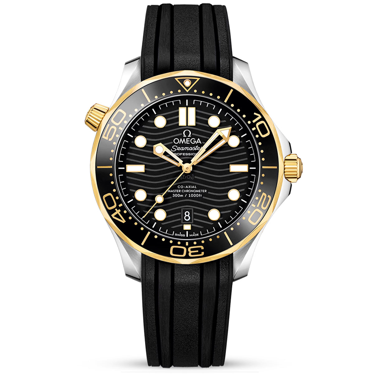 Seamaster Diver 300m 42mm Black Dial & 18ct Yellow Gold Men's Watch