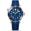Seamaster Diver 300m 42mm Blue Dial & 18ct Rose Gold Mens Watch