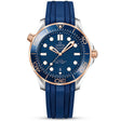 Seamaster Diver 300m 42mm Blue Dial & 18ct Rose Gold Mens Watch