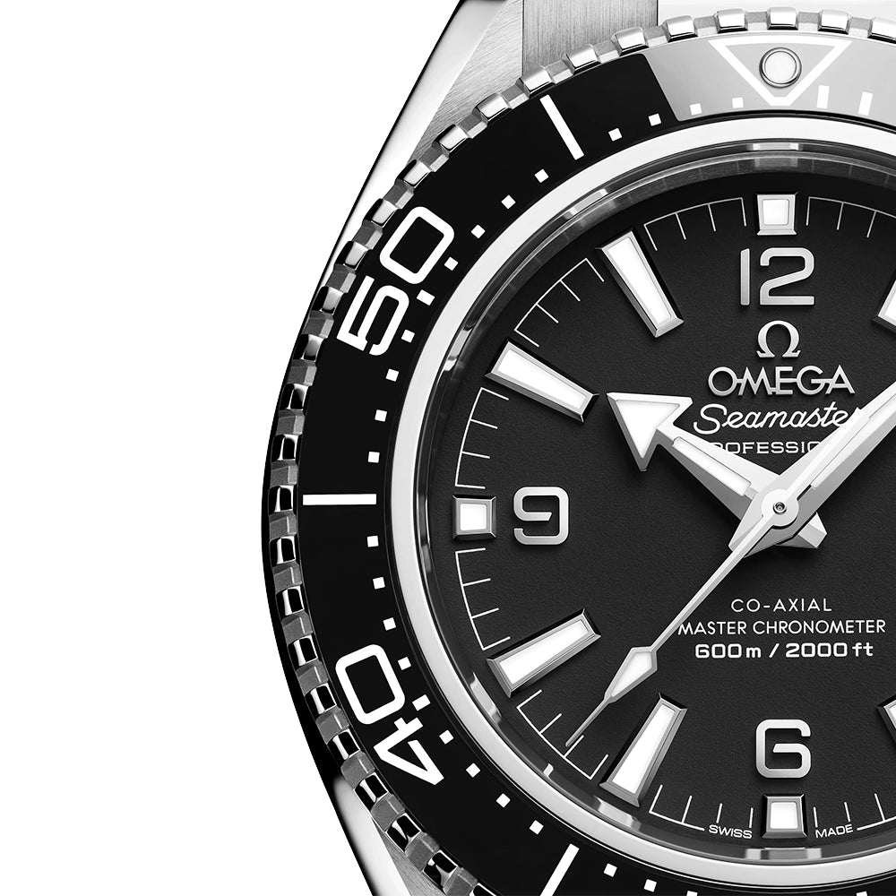 OMEGA Seamaster Planet Ocean 600m 42mm Black Dial & Bezel Bracelet Watch - Berry's Jewellers