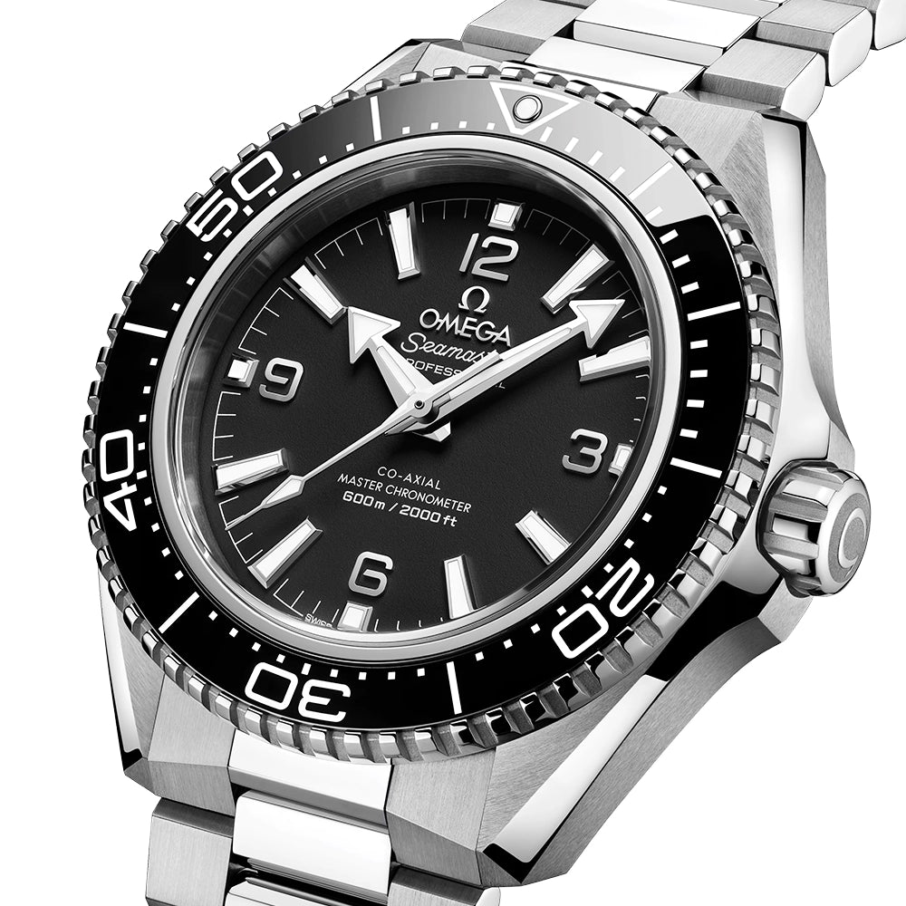 OMEGA Seamaster Planet Ocean 600m 42mm Black Dial & Bezel Bracelet Watch - Berry's Jewellers