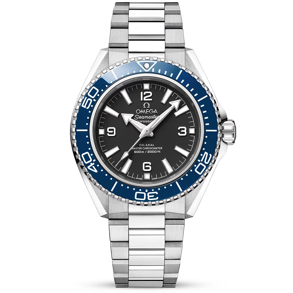 Seamaster Planet Ocean 600m 42mm Black Dial & Blue Bezel Bracelet Watch