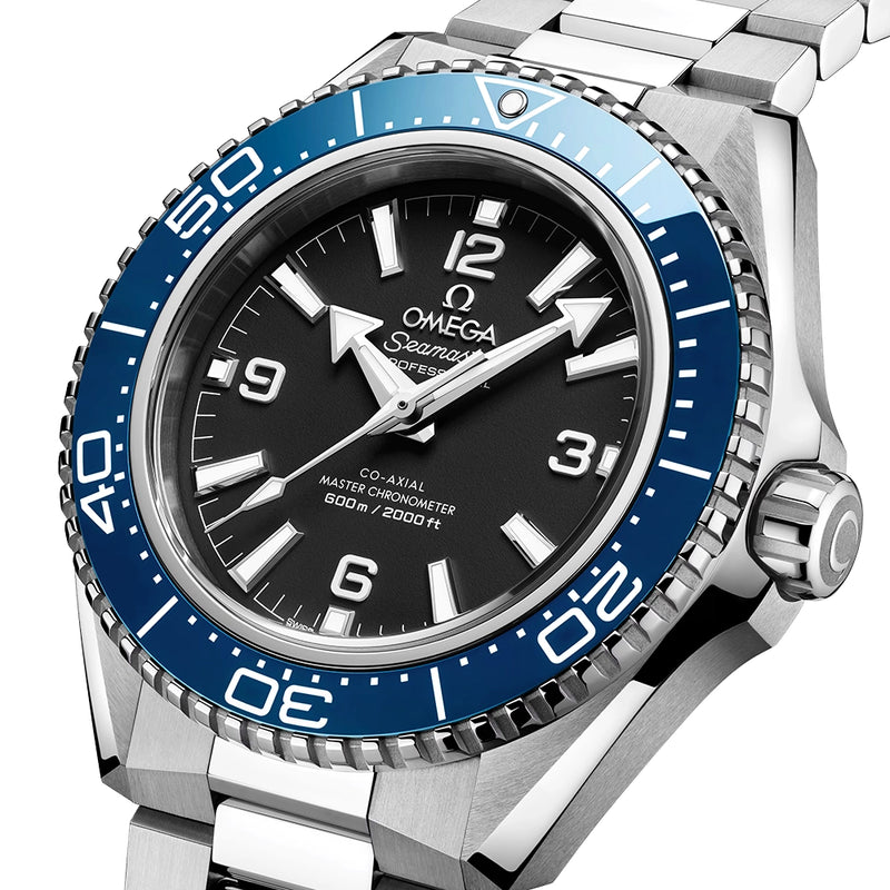Seamaster Planet Ocean 600m 42mm Black Dial & Blue Bezel Bracelet Watch