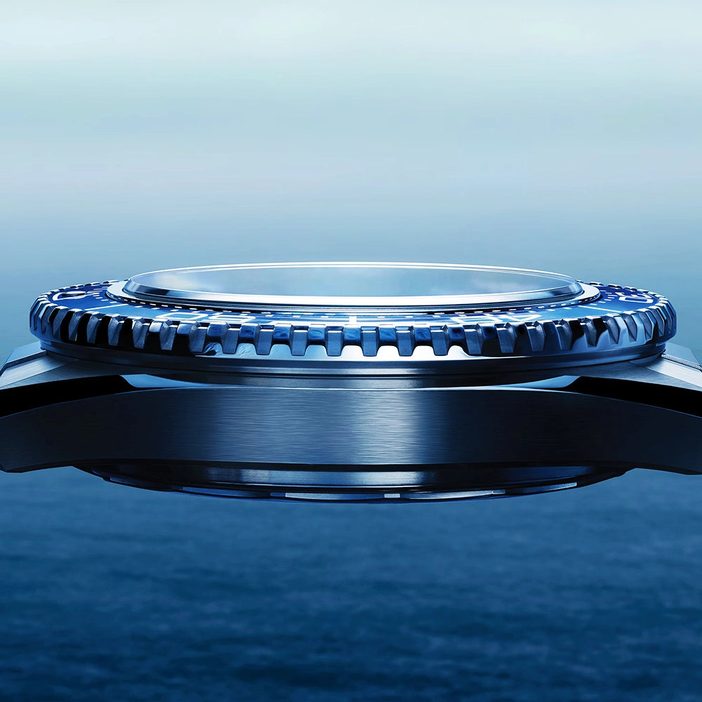 OMEGA Seamaster Planet Ocean 600m 42mm Black Dial & Blue Bezel Bracelet Watch - Berry's Jewellers