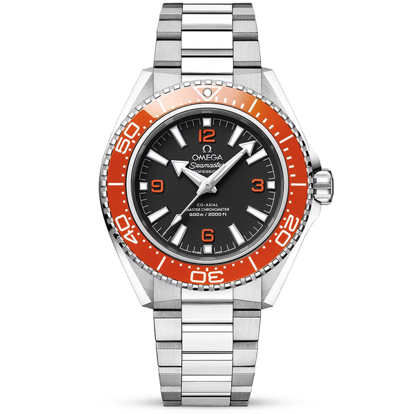 Seamaster Planet Ocean 600m 42mm Black Dial & Orange Bezel Bracelet Watch