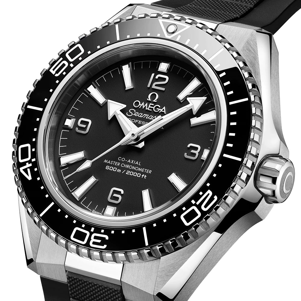 OMEGA Seamaster Planet Ocean 600m 42mm Black Dial & Bezel Strap Watch - Berry's Jewellers