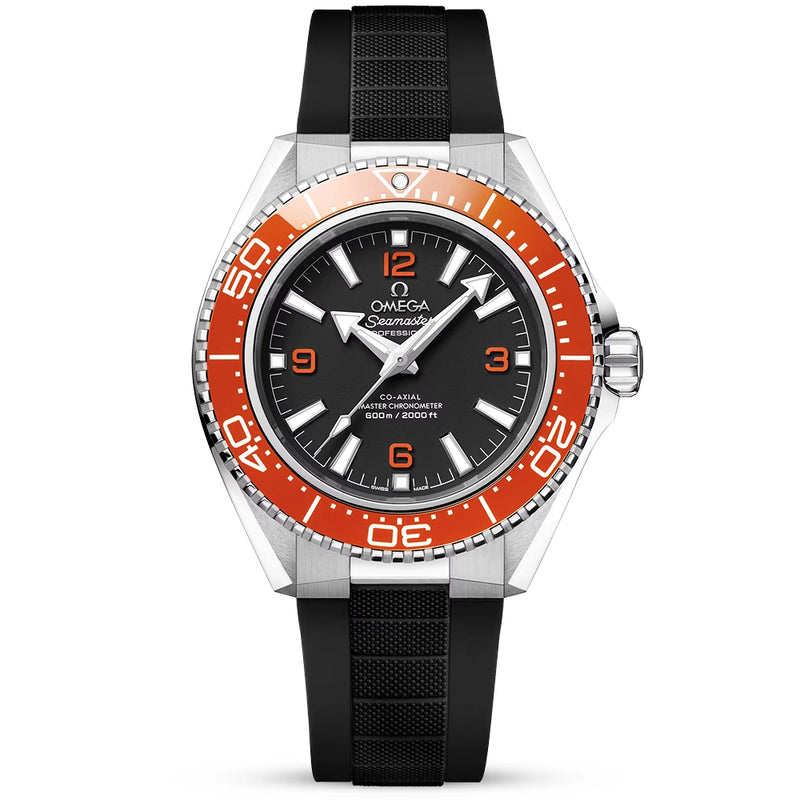 Seamaster Planet Ocean 600m 42mm Black Dial & Orange Bezel Watch