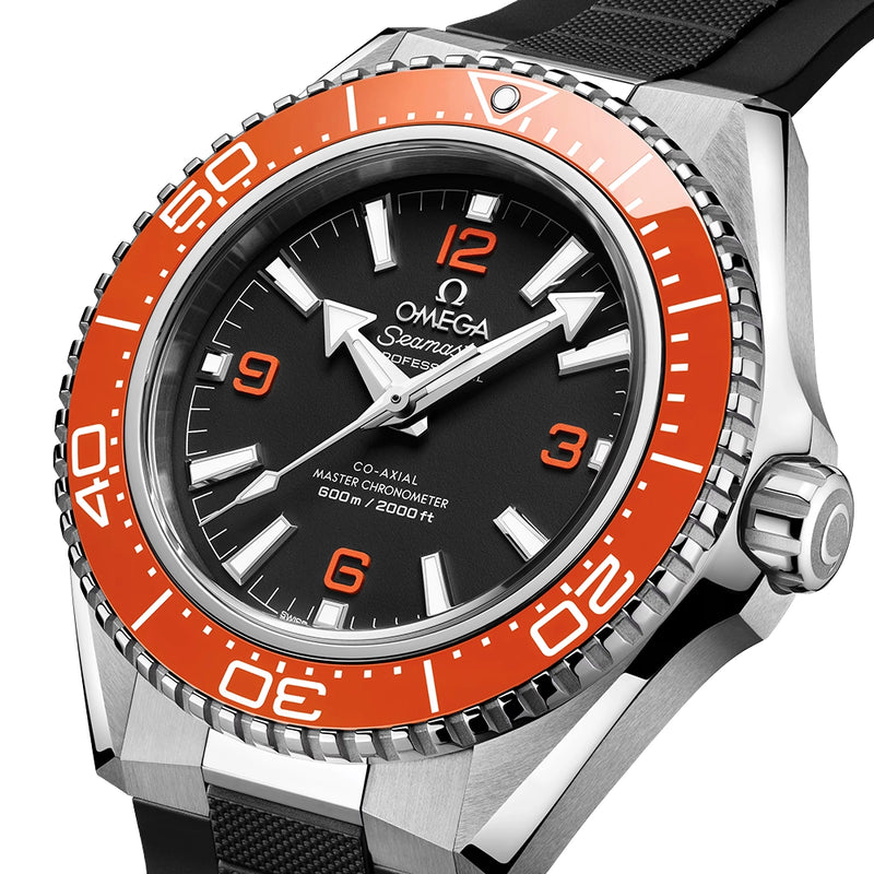 Seamaster Planet Ocean 600m 42mm Black Dial & Orange Bezel Watch