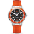 OMEGA Seamaster Planet Ocean 600m 42mm Black Dial & Orange Bezel Strap Watch - Berry's Jewellers