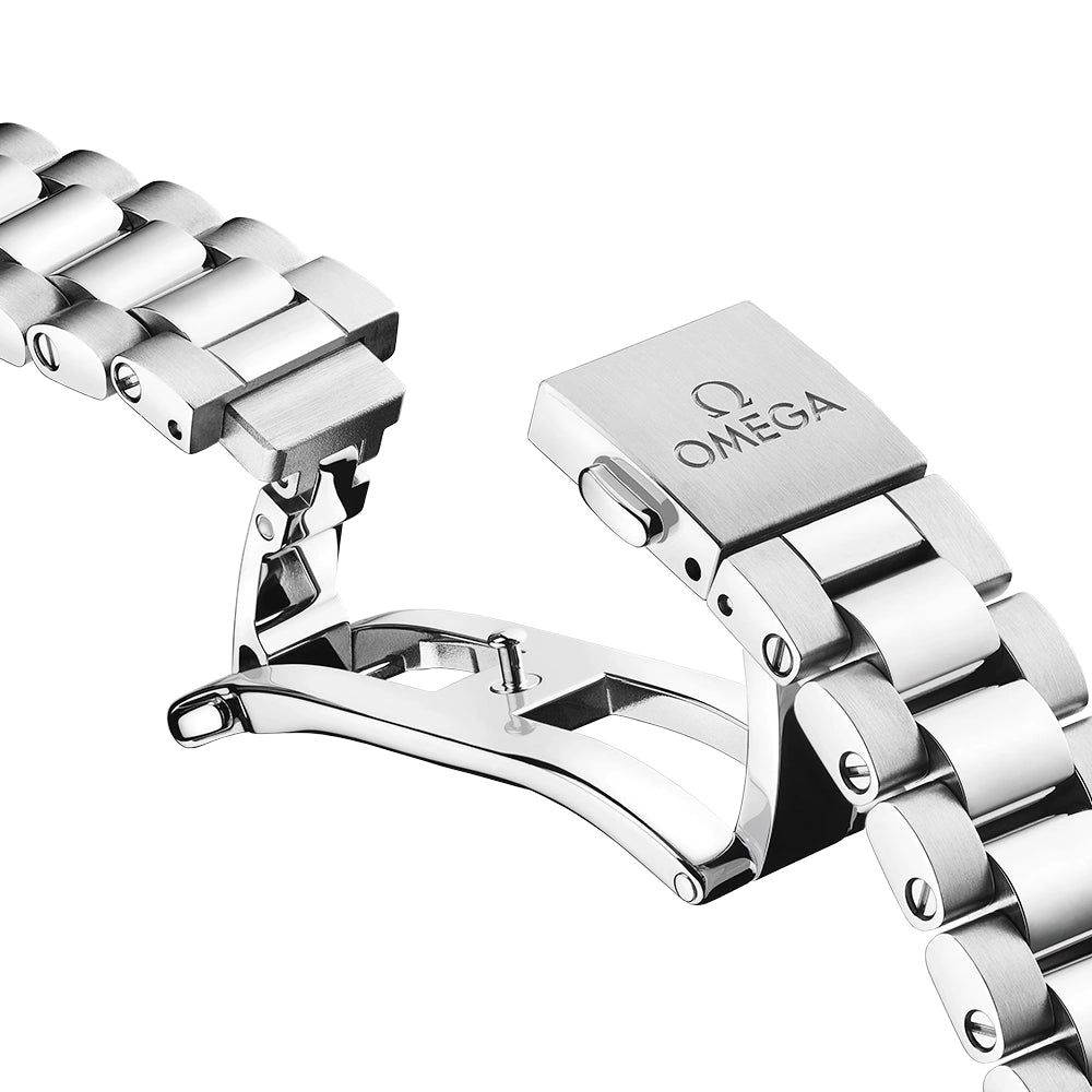 OMEGA Seamaster Aqua Terra 30mm White Mother of Pearl Diamond Dial Watch - Berry's Jewellers