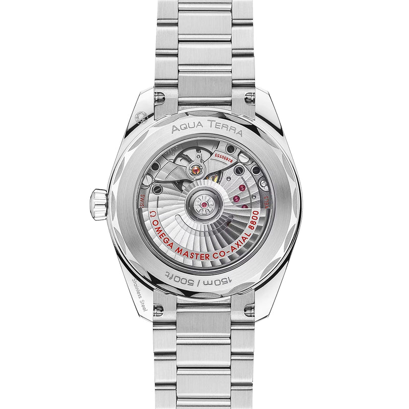 OMEGA Seamaster Aqua Terra Shades 38mm Sandstone Dial Bracelet Watch - Berry's Jewellers