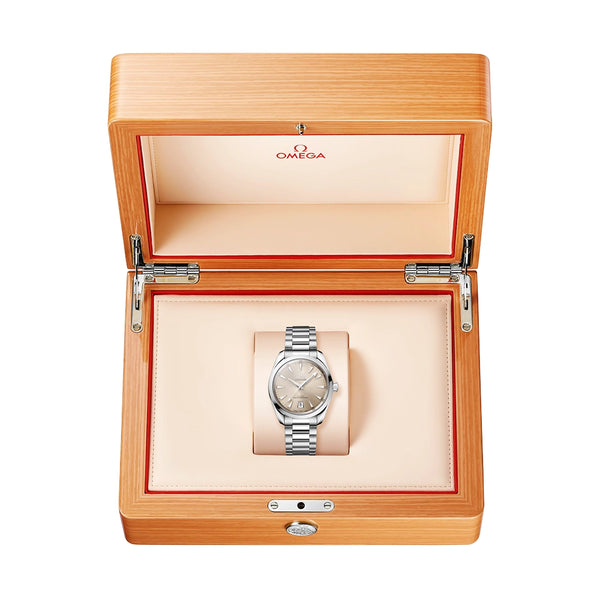 OMEGA Seamaster Aqua Terra Shades 38mm Sandstone Dial Bracelet Watch - Berry's Jewellers