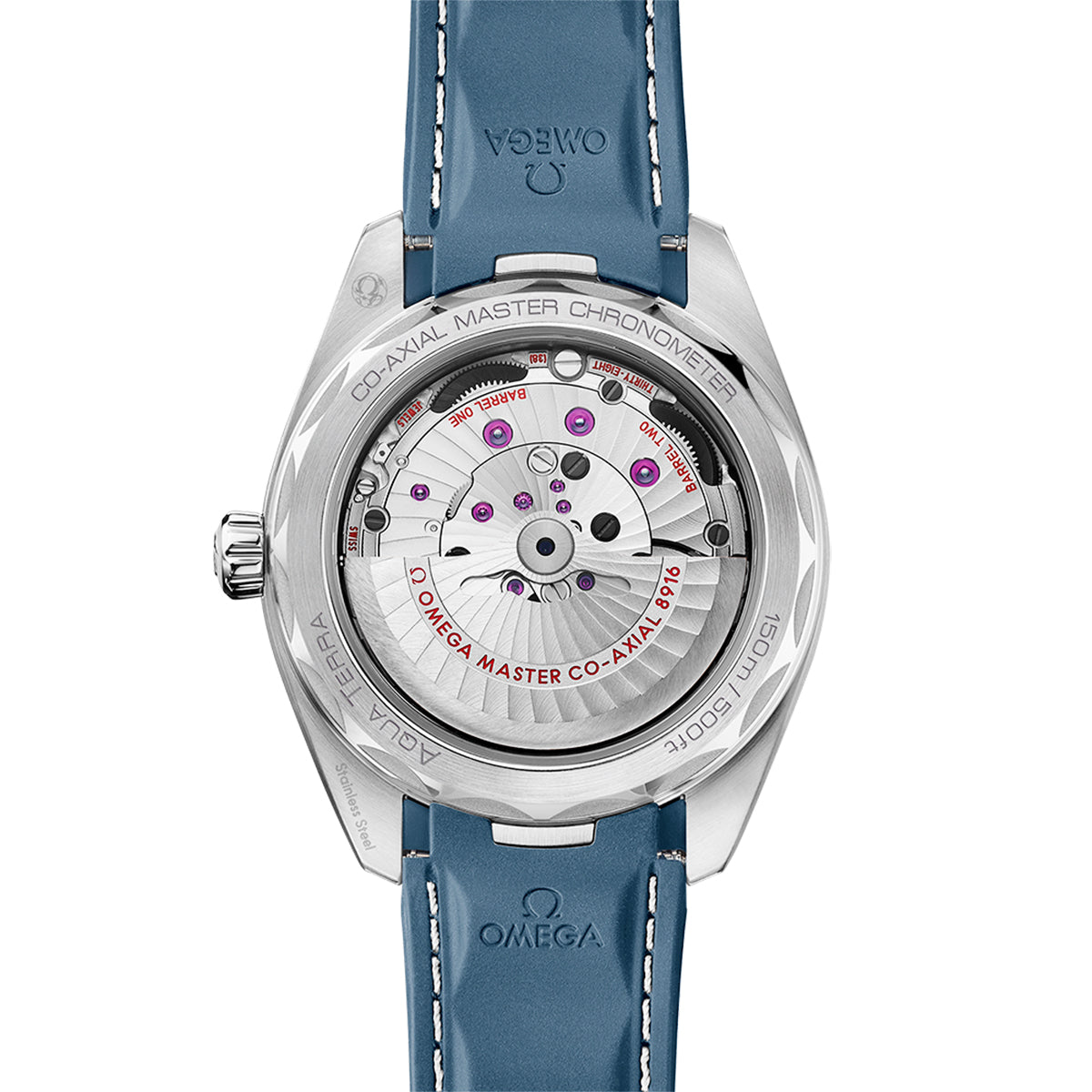 OMEGA Seamaster Aqua Terra Small Seconds 41mm Blue-Grey Dial Watch - Berry's Jewellers