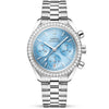 Speedmaster Chronograph 38mm Ice Blue Dial Diamond Set Watch