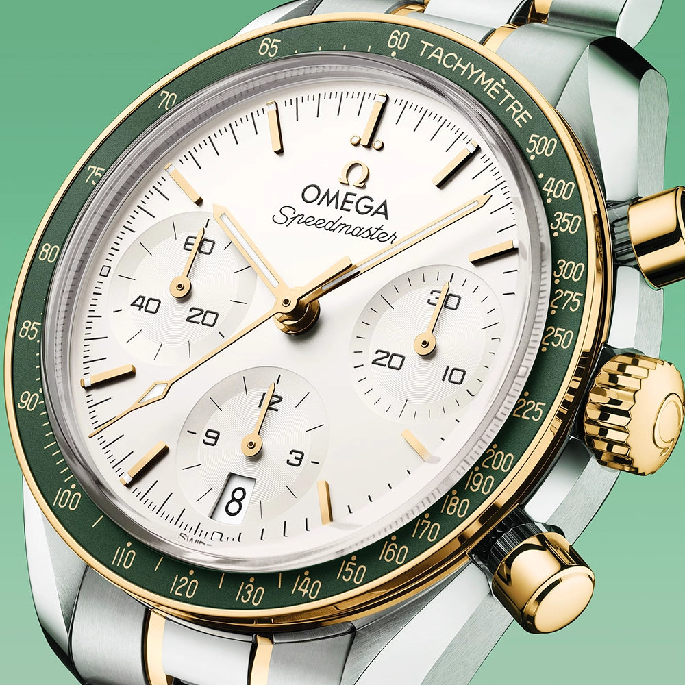 Speedmaster Chronograph 38mm Two-Tone 18ct Moonshine Gold Automatic Watch