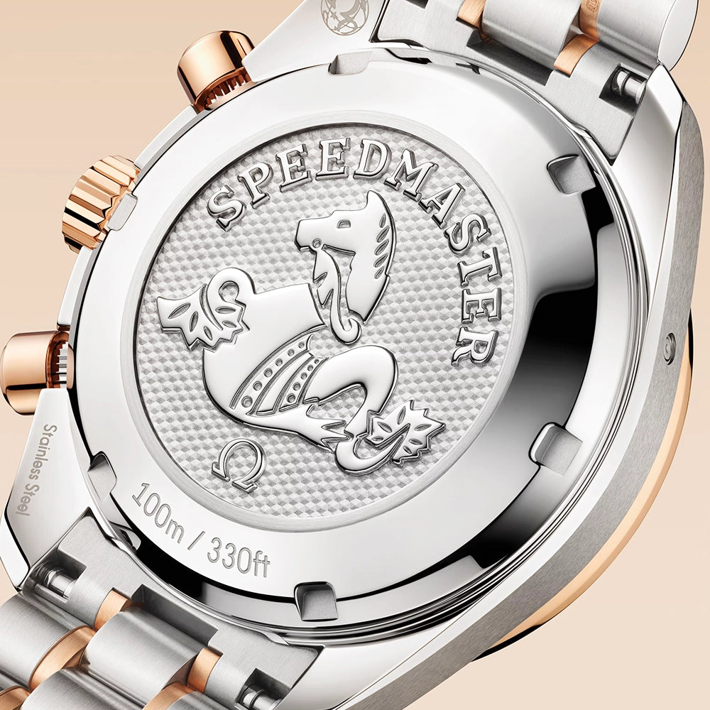 Speedmaster Chronograph 38mm Two-Tone Cappuccino Brown Automatic Watch