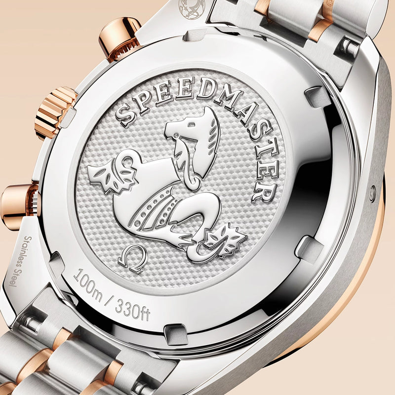 Speedmaster Chronograph 38mm Two-Tone Cappuccino Brown Automatic Watch