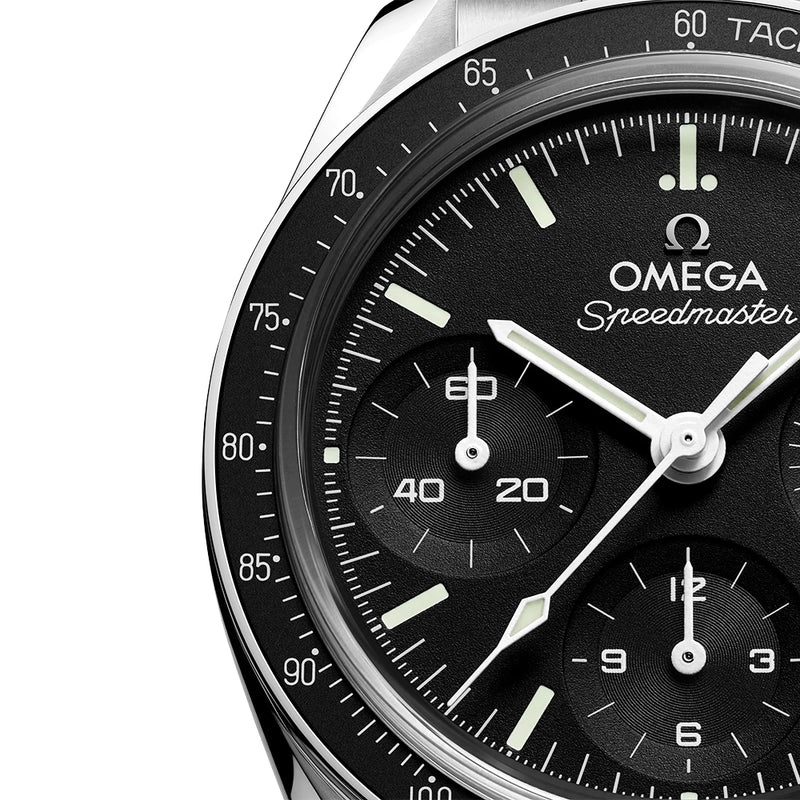 Speedmaster Chronograph 38mm Black Dial Automatic Bracelet Watch