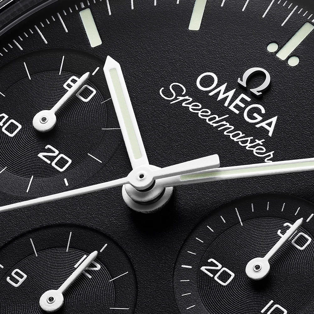 Speedmaster Chronograph 38mm Black Dial Automatic Bracelet Watch