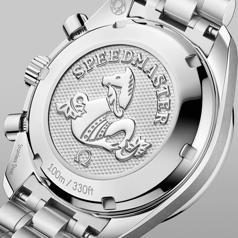 Speedmaster Chronograph 38mm Black Dial Automatic Bracelet Watch