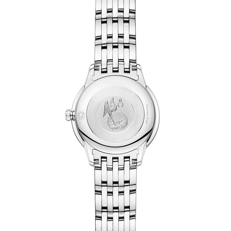 De Ville Prestige 27.5mm White Mother of Pearl Dial Ladies Watch