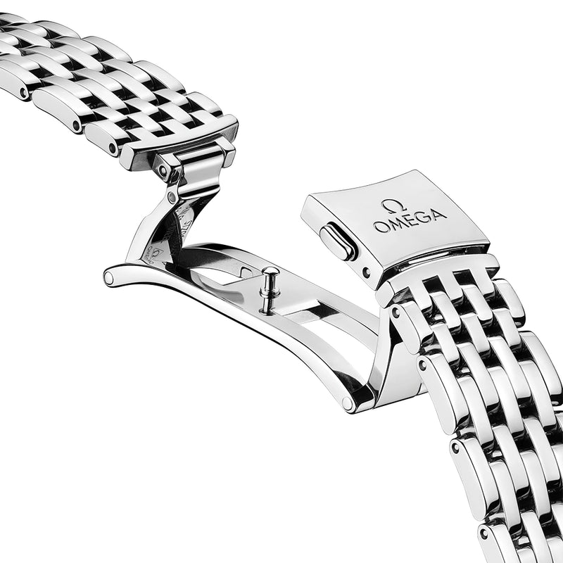 De Ville Prestige 27.5mm White Mother of Pearl Dial Ladies Watch