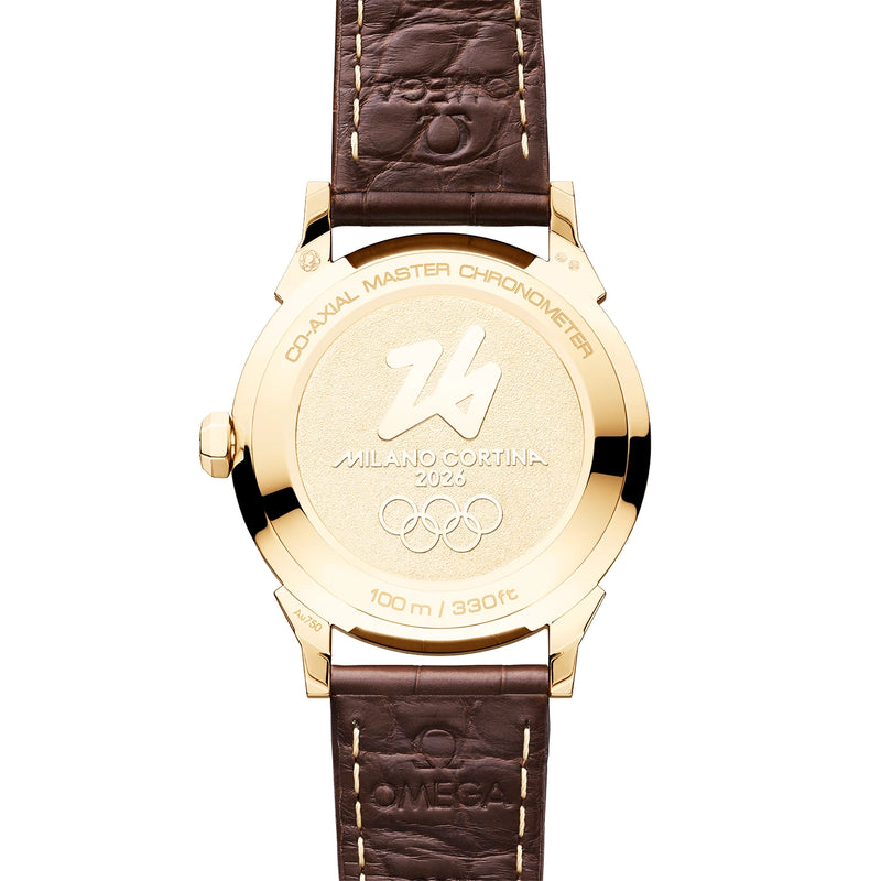 OMEGA Seamaster 37mm 18ct Moonshine Gold Milano Cortina Edition Watch - Berry's Jewellers
