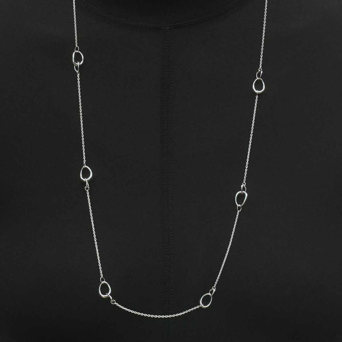 Georg Jensen Offspring Sterling Silver Sautoir - Berry's Jewellers