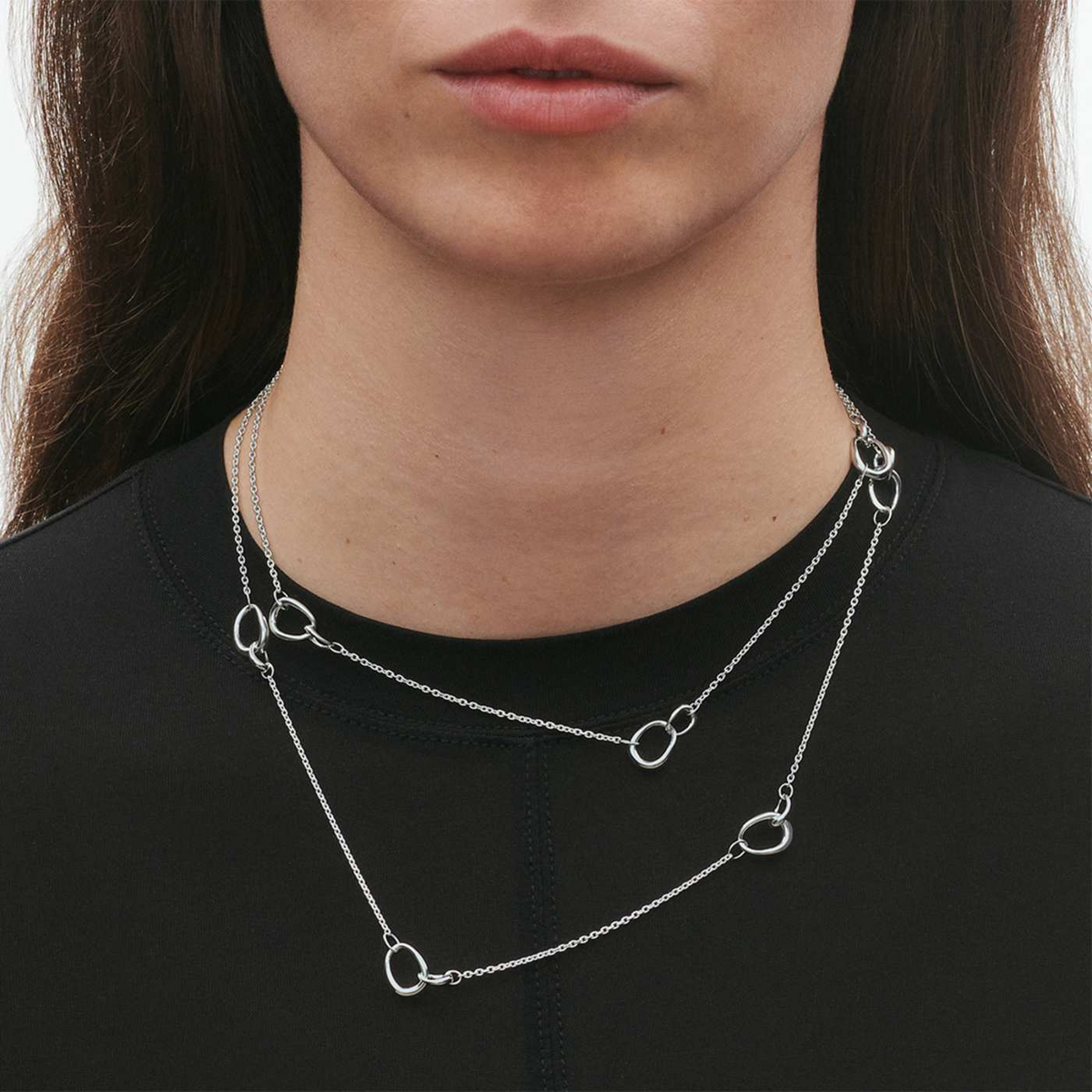 Georg Jensen Offspring Sterling Silver Sautoir - Berry's Jewellers