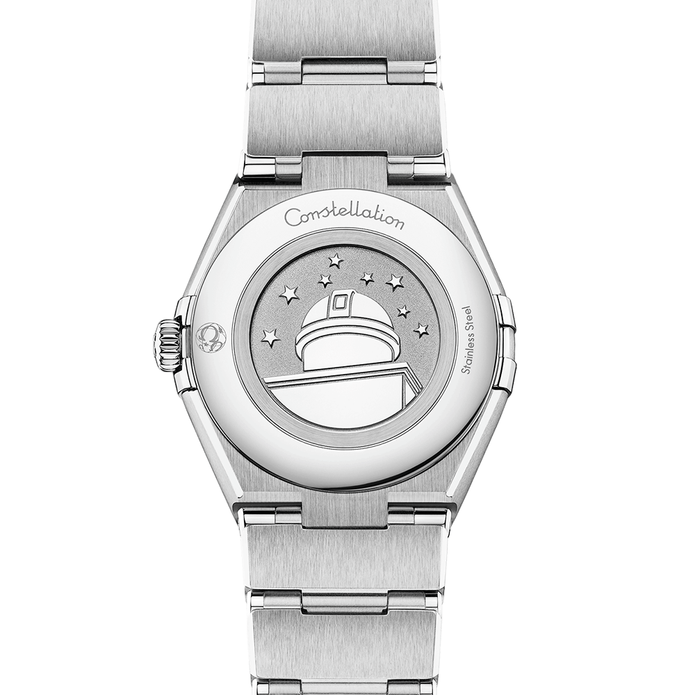 OMEGA Constellation 28mm White Mother of Pearl Dial Ladies Watch - Berry's Jewellers
