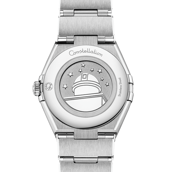 OMEGA Constellation 28mm Grey Index Dial Ladies Bracelet Watch - Berry's Jewellers