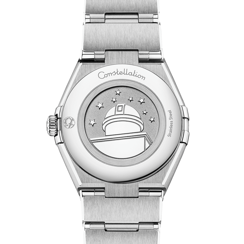 OMEGA Constellation 28mm Grey Index Dial Ladies Bracelet Watch - Berry's Jewellers