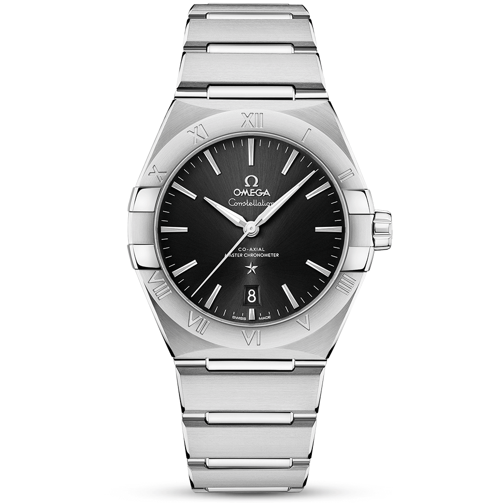 Constellation 39mm Black Index Dial Automatic Bracelet Watch